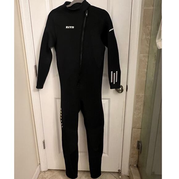 ZCCO Ultra Stretch 3mm Neoprene Wetsuit Large Front Zip Full Body Diving Suit - Picture 1 of 8